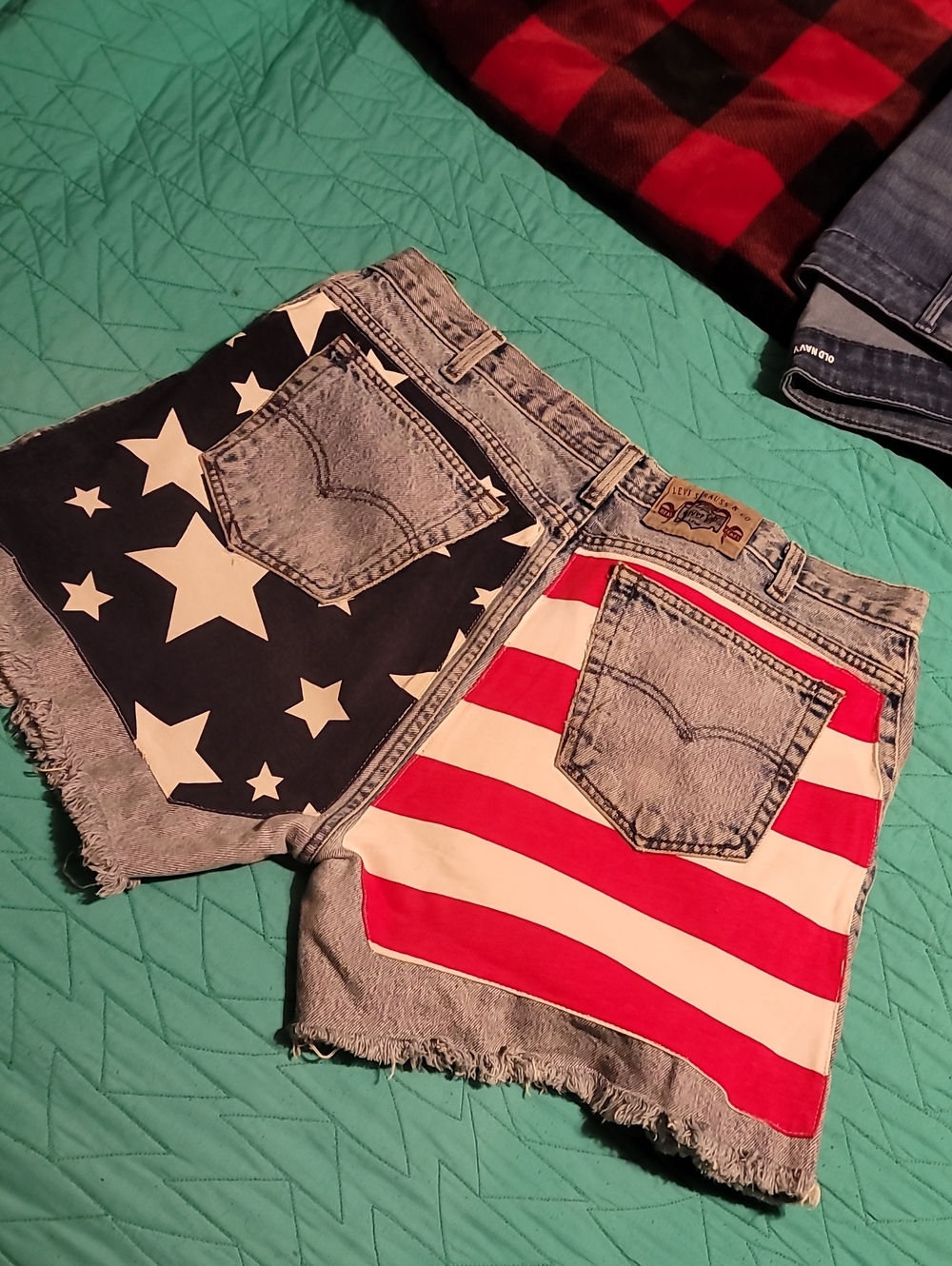 *Vintage ☆ Levi Strauss & Co. ☆ Patriotic Denim Shorts